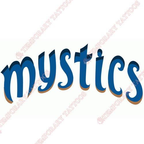 Washington Mystics Customize Temporary Tattoos Stickers NO.8588
